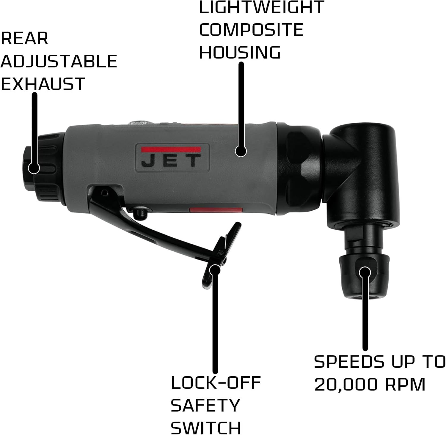 Bеѕt Prоmо JET JAT-415, 1/4-Inch Right-Angle Die Grinder (505415)