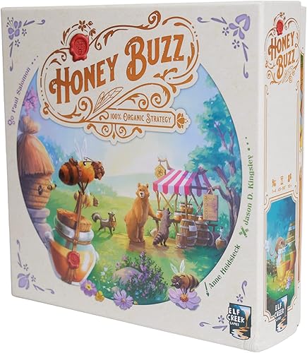 Miniatura 8 de Goliath Honey Buzz - Juego de mesa de estrategia de colocación de azulejos, componentes de madera, 1-4 jugadores, a partir de 10 años