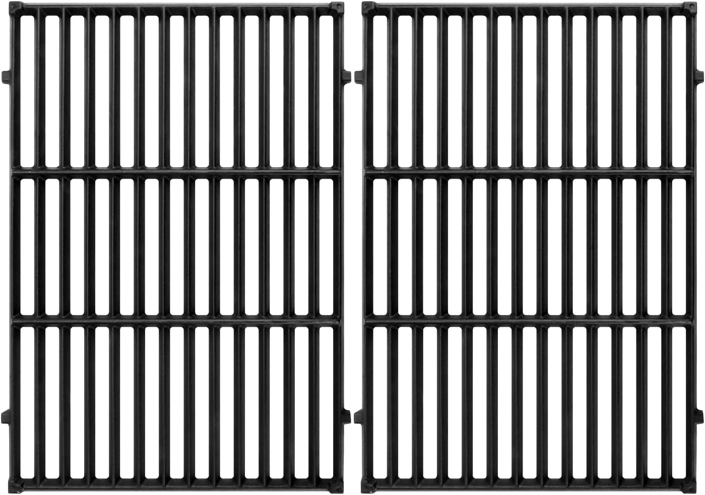 GGC 7638/7639 Grill Grates for Weber Spirit &Spirit II 300 Series, 17.5" Grill Parts for Weber Spirit E/S 310, E/S 320, E/S 330, Spirit 700, Genesis Silver B/C, Gold B/C 1000-3500 Gas Grill