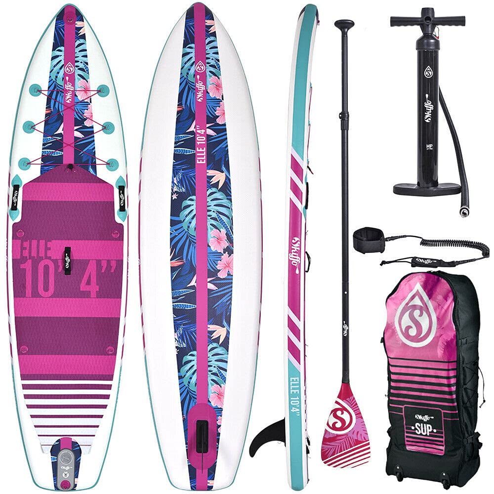 Wassersport SKIFFO Elle 10'6" Stand Up Paddle Board PADDEL PUMPE SUP ISUP 315 x 79 cm