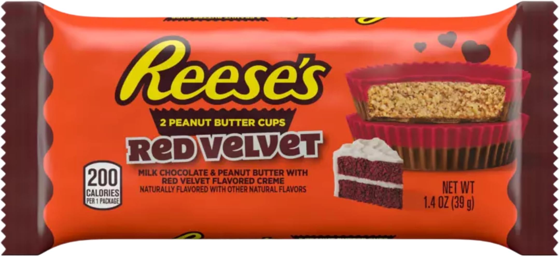 Amazon.com : Reese's Red Velvet Peanut Butter Cups, Chocolate Candy 24 ...