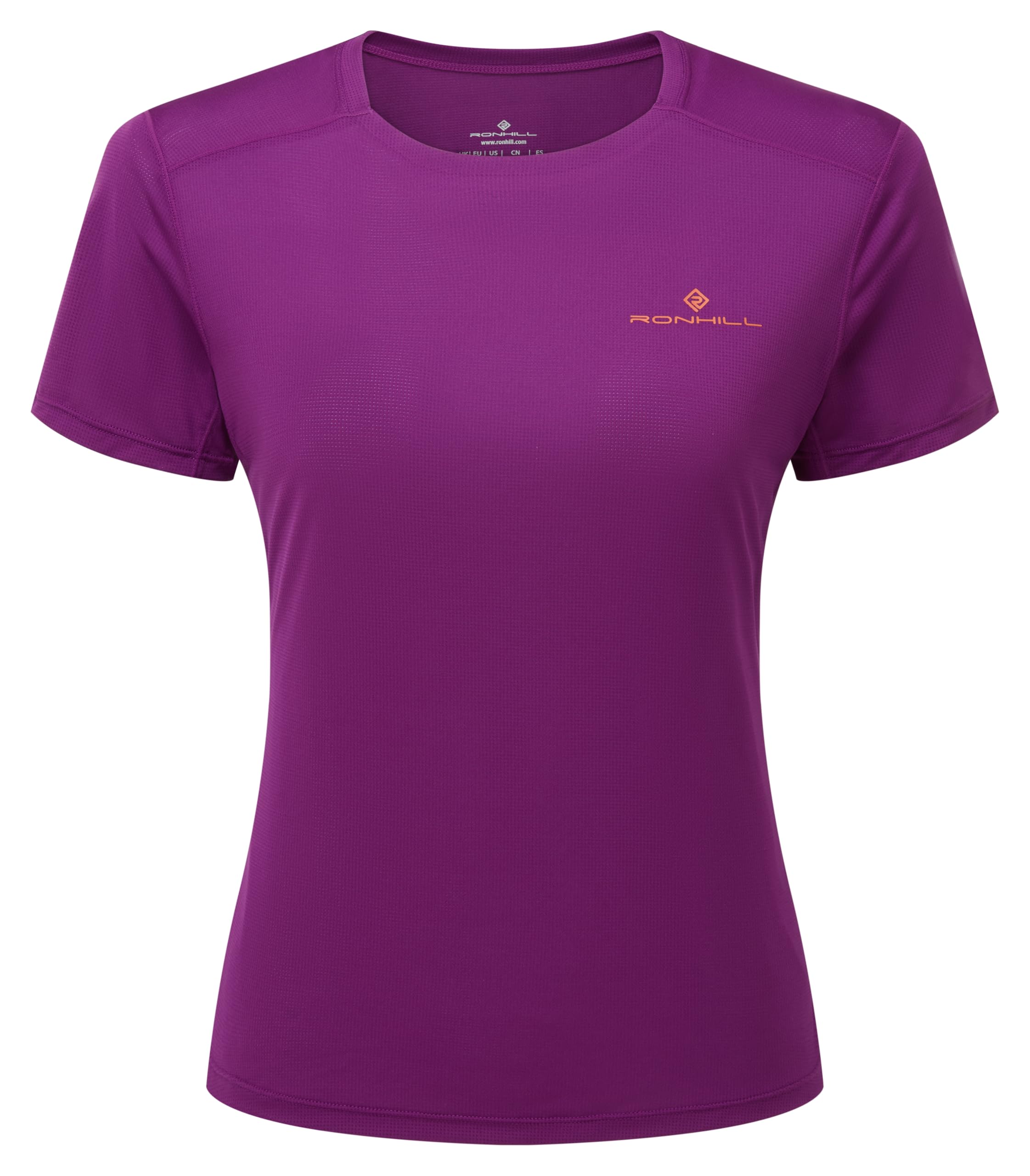 Ronhill Women's Wmn's Tech S/S Tee, Grape Juice/Saffron, 16