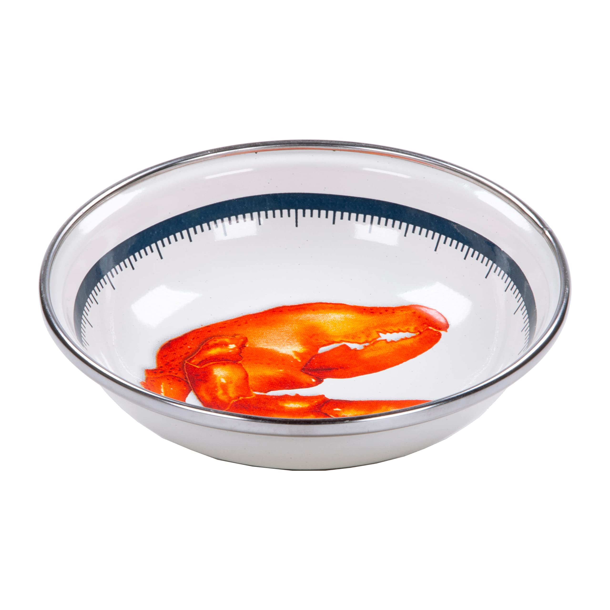 Golden Rabbit Enamelware - Set of 6-4oz Tasting Dishes (Lobster)