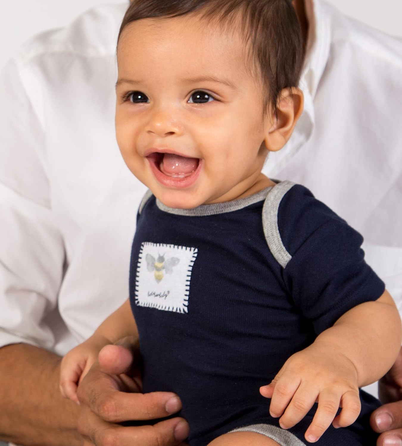 Burt's Bees Baby Baby Boys Rompers, 100% Organic Cotton One-piece Coverall and Layette 2-pack Set - Image 3