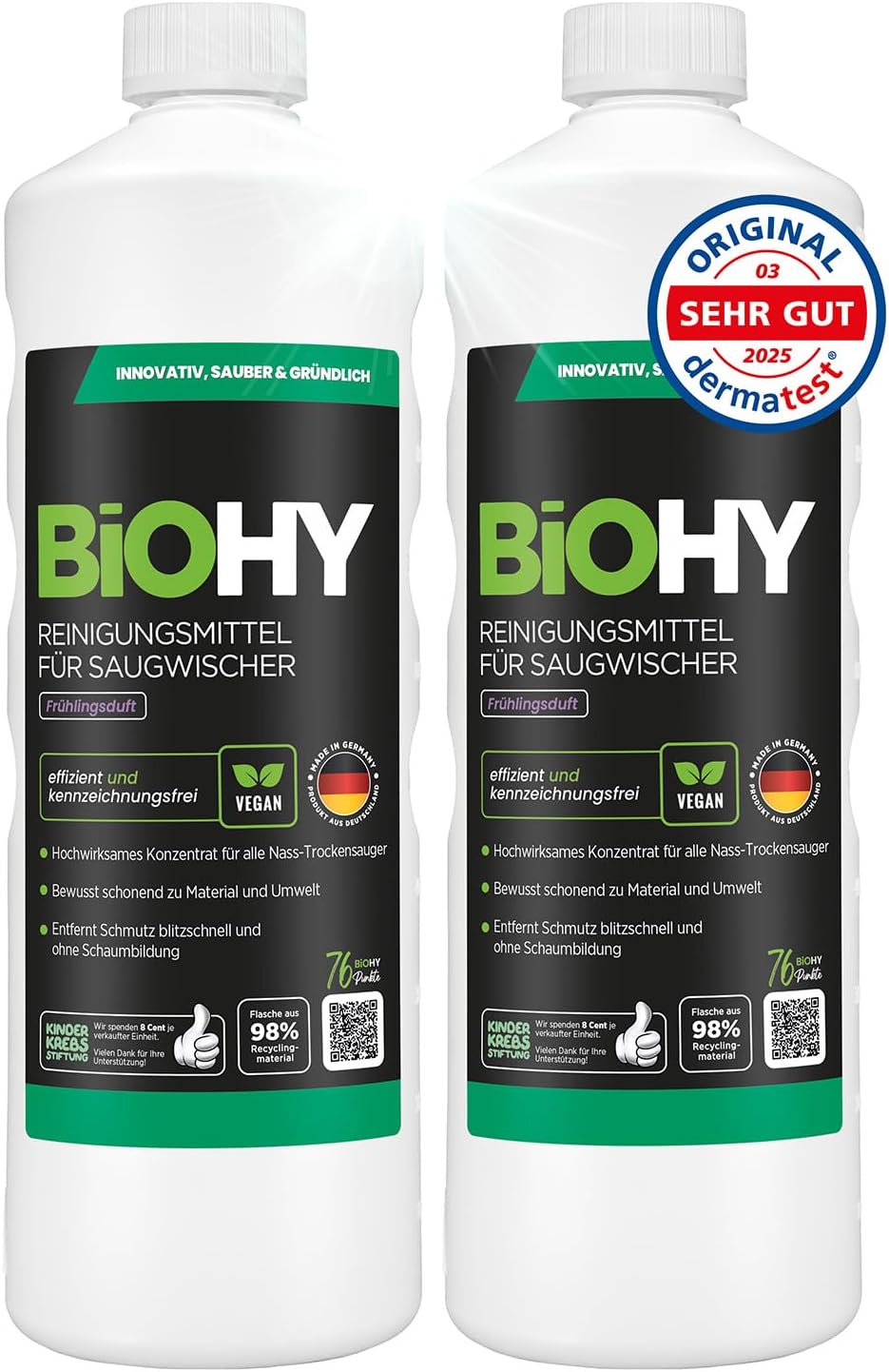 Onbekend BiOHY Cleaning agent for vacuum cleaners with a fresh  accessoire voor tapijtreiniger