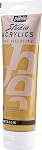Pebeo Studio Acrylics 250-Milliliter Acrylic Paint, Iridescent Rich Gold