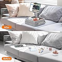 Vista 7 de KDD Soporte de almohada para tablet – Soporte de almohada ajustable de 360° para iPad, cama y escritorio, cuello de cisne para tableta con bandeja