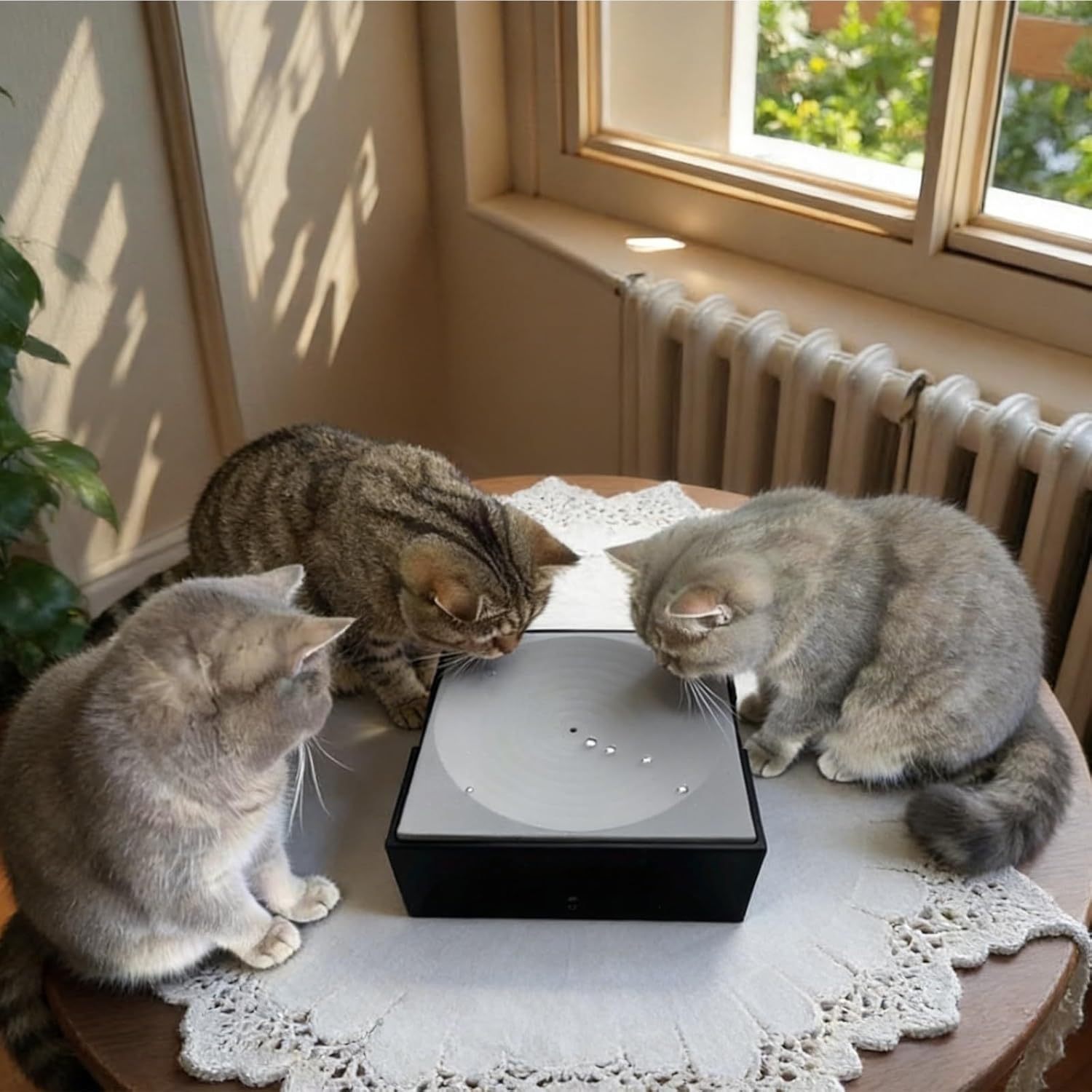 Electric Cat Teaser, Automatic Water Drop Cat Teaser Toy,Water Droplet Shaped, for Indoor Cats Dog, Office, Relaxation, Home or Office.(Charging Mode)