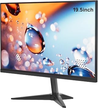 19.5-inch Professional HD Monitor 1440 x 900, 75Hz Refresh Rate with Audio, Visual Protection Technology, Blue Light Filter and Flicker-Free Technology HDMI and VGA Ports