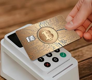 3 Pcs Bitcoin Cryptocurrency Gold Blue Credit Debit Card Skin Sticker Credit Bank Card Stickers