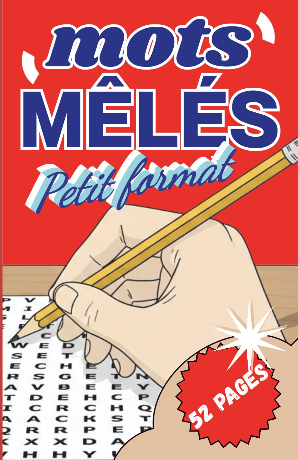 mots mêlés petit format: mots mêlés adultes de poche | mots mêlés pour passer le temps | mots mêlés poche gros caractères | carnet de mots mêlés 52 pages