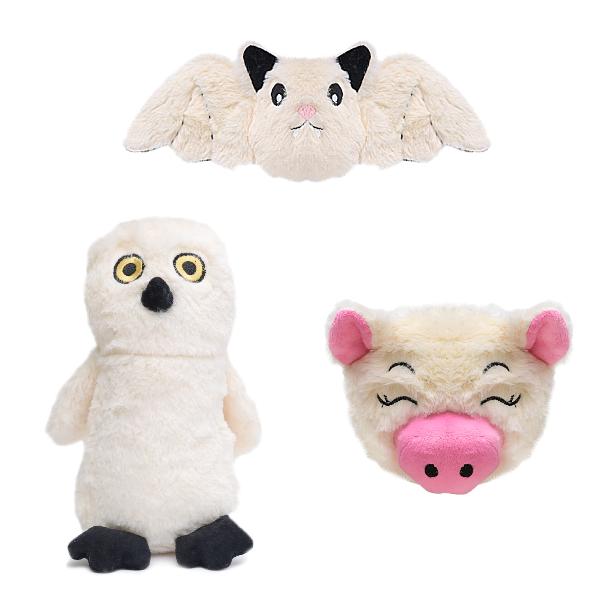Mutt of Course 3 Plush Toys Combo with Owl Toy for Dogs, Pig Squeaky Toy and Bat Stuffed Toy with Squeakers (B0C3V6Z7BD) Amazon Price History, Amazon Price Tracker