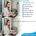 Radhav Mart Anti-Slip Keyboard Pad with Quick Shortcut Keys for Excel, Word, PPT Photoshop Desk Mat Mouse Pad for Laptop Office Home & Gaming with Cleaning Brush (Combo) gallery image