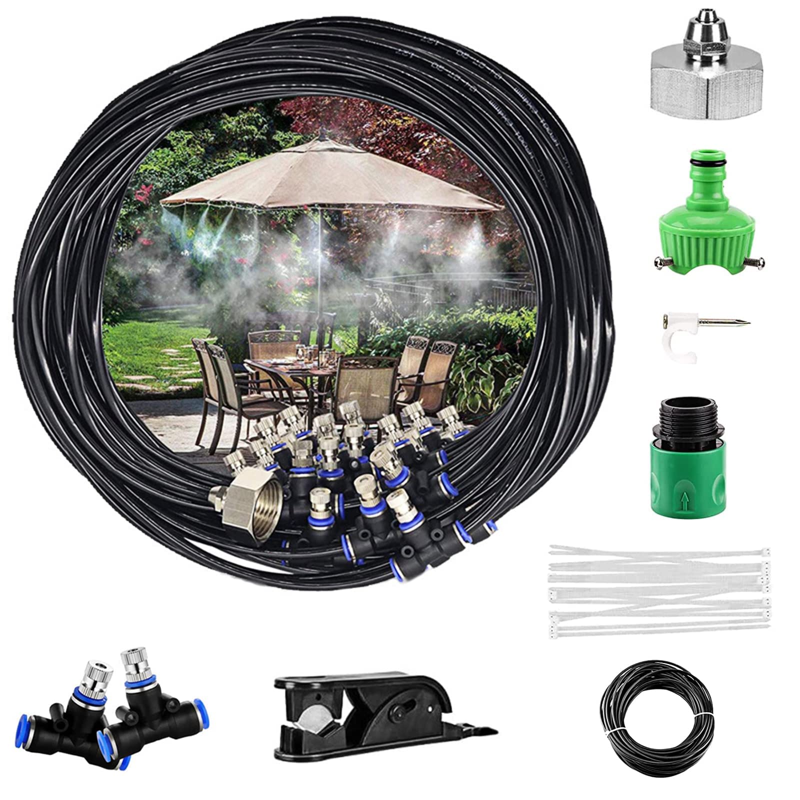 Amazon.co.jp: 噴霧ノズル セット 霧吹きノズル ミストシャワー 冷却