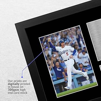 Amazon.co.jp: HWC Trading FR A4 フレディ・フリーマン LA ドジャース