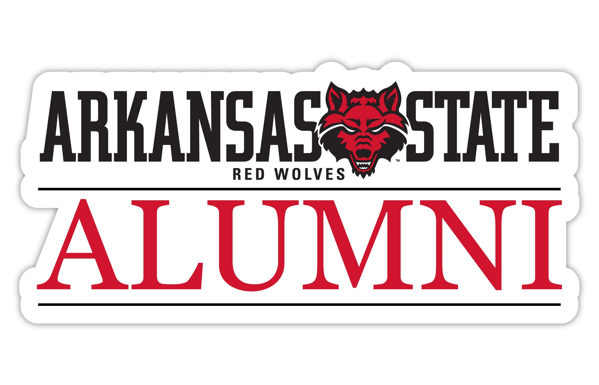 Arkansas State 4-Inch Laser Cut Alumni Magnet Officially Licensed Collegiate Product