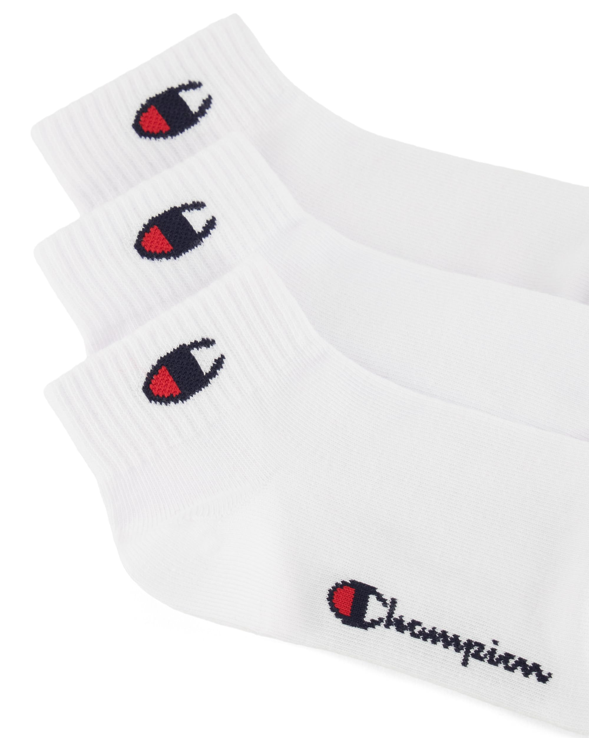 Champion Core Socks Junior 6pp Quarter Calzettoni Unisex - Bambini e ragazzi (Pacco da 6)