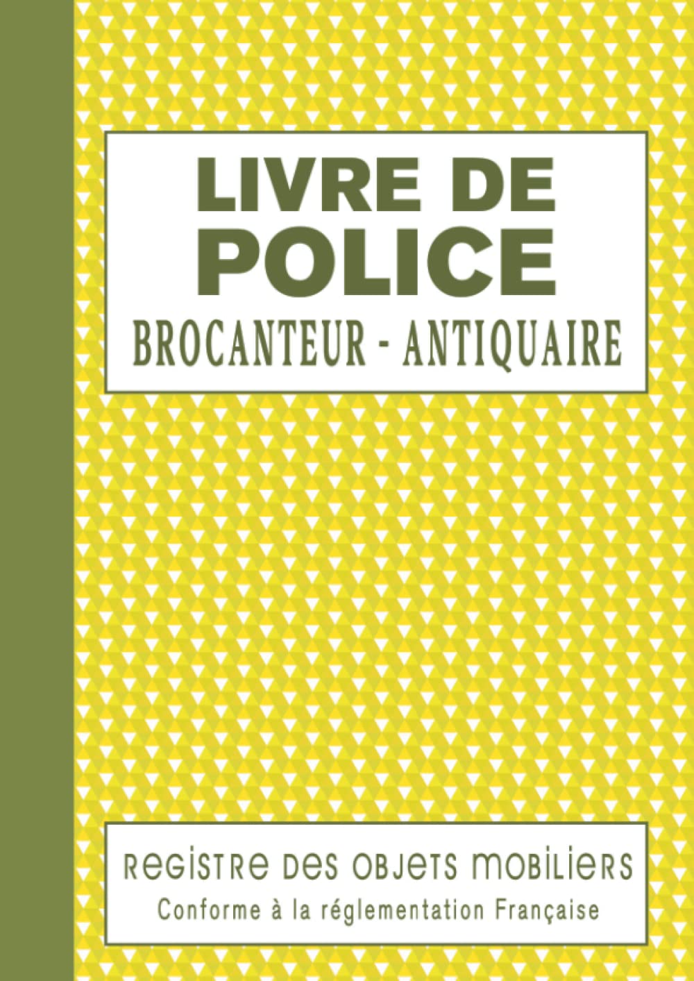 Registre Professionnel pour Brocanteurs et Antiquaires - 120 Pages