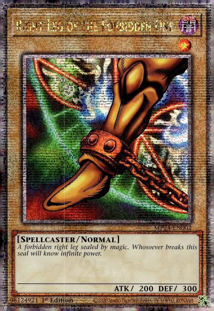 Right Leg of The Forbidden One - MP24-EN002 - Quarter Century Secret Rare - 1st Edition