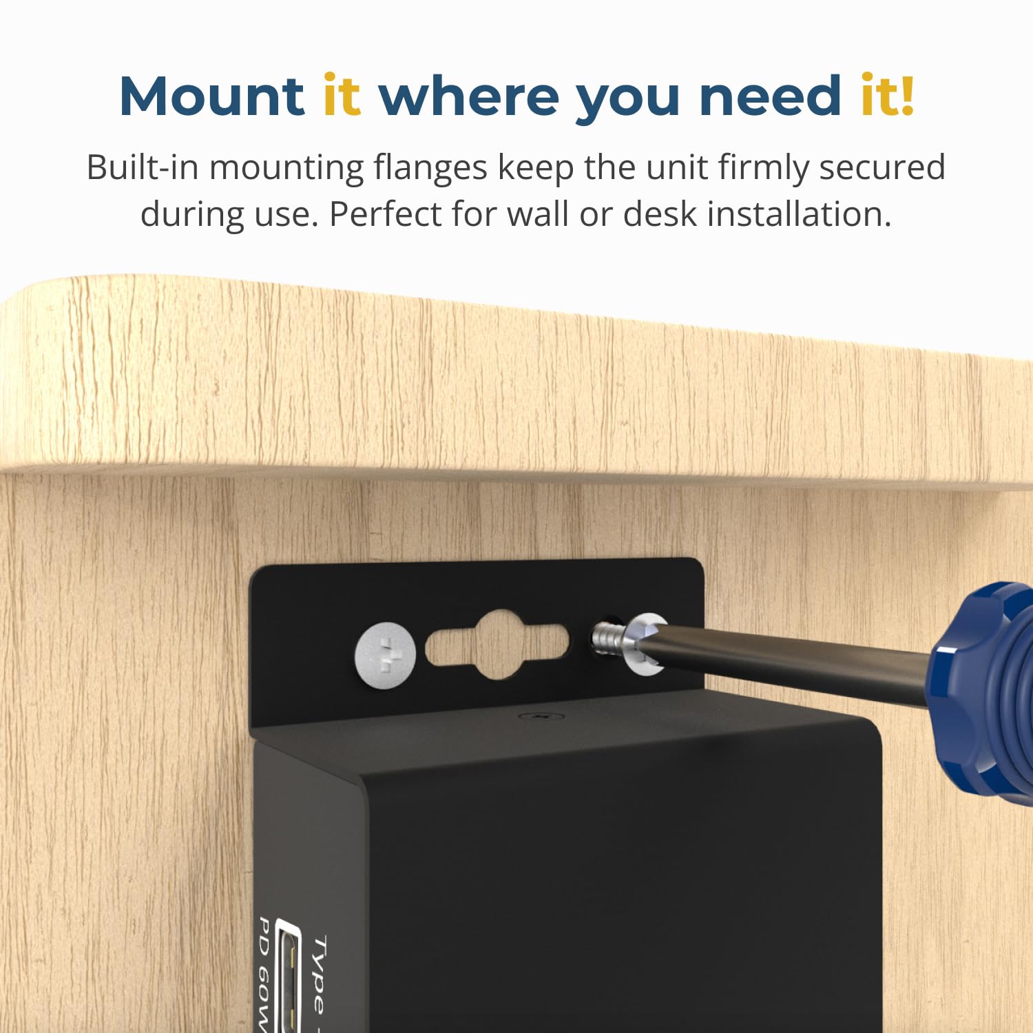 Coolgear Chargeit! Mini 75W Dual Port USB-A & USB-C PD Ladegerät w/PPS & QC4.0 Support, CG-PD60PPS, schwarz