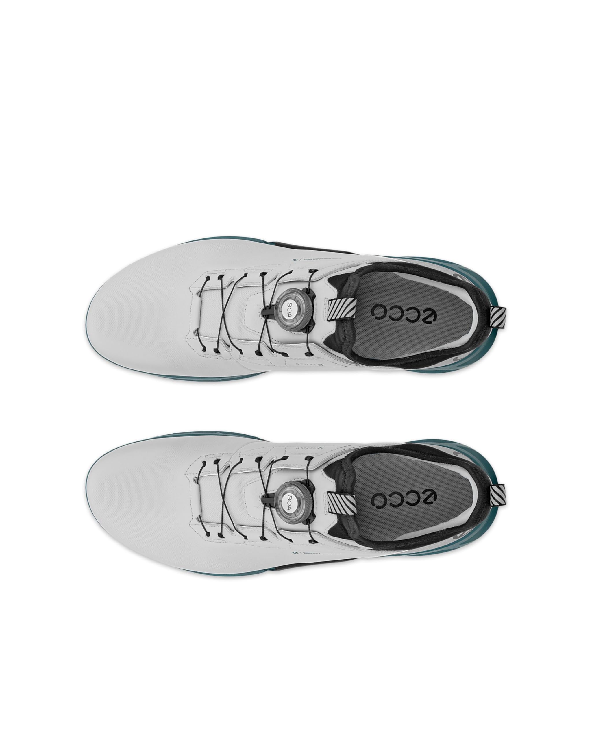 ECCO Hommes Biom C4 Boa Chaussures de Golf sans Pointes en Cuir imperméable