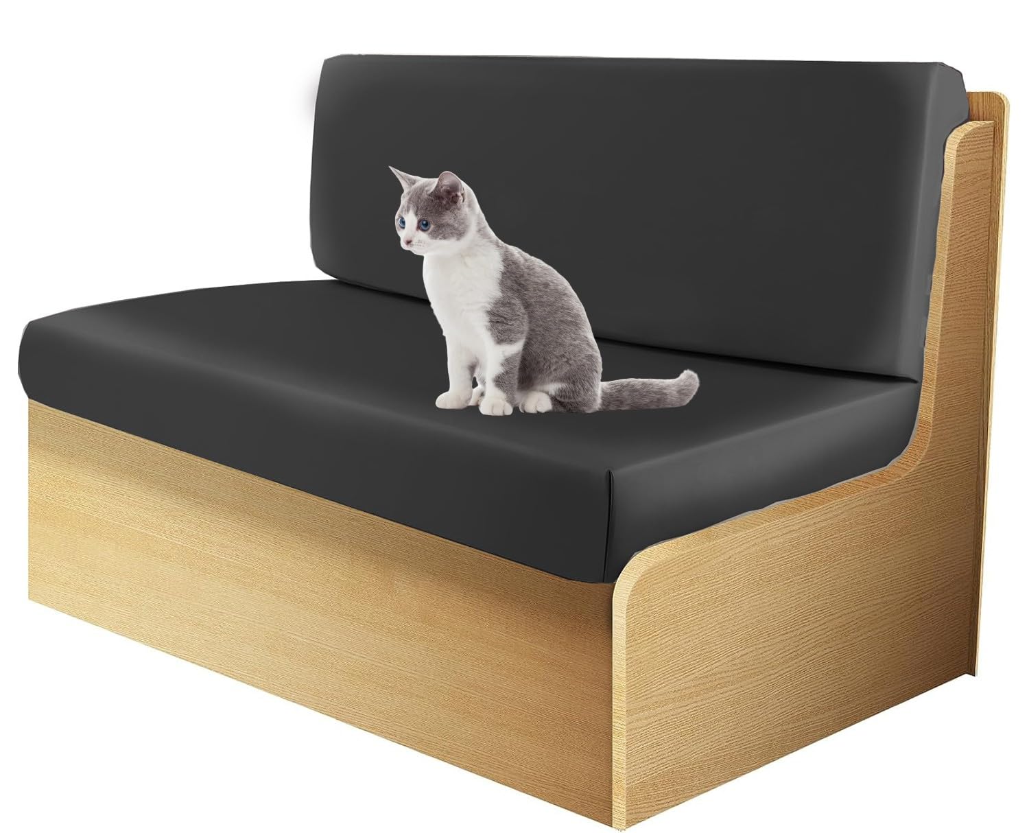 Housses de coussin en cuir synthétique pour camping-car et canapé 2 places