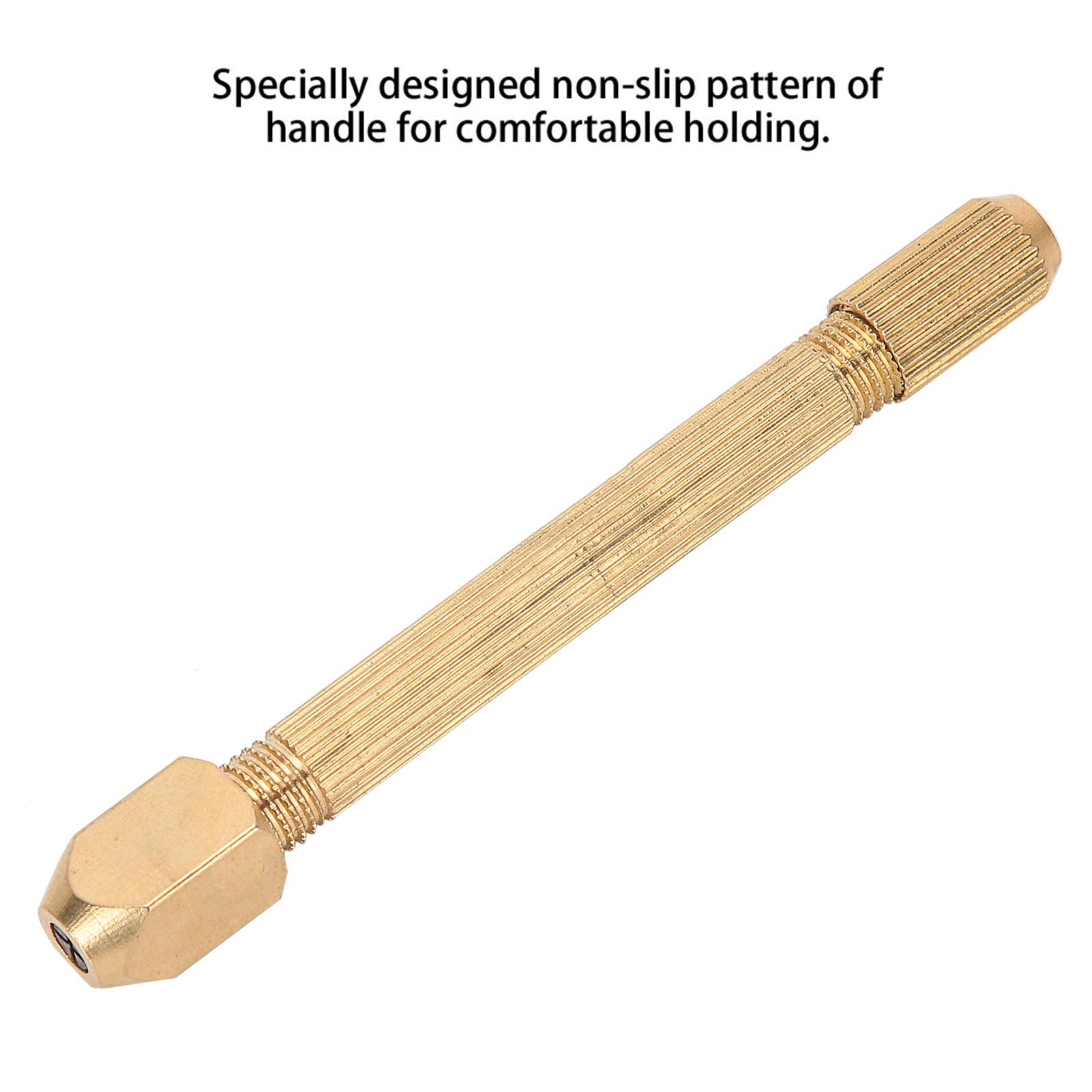 Pin Vise, Pin Vice, Hand Manual DIY Tool Portable Doublesided Pin Vise Jewelry Pin Vise Jewelry Watch Repairing Tool