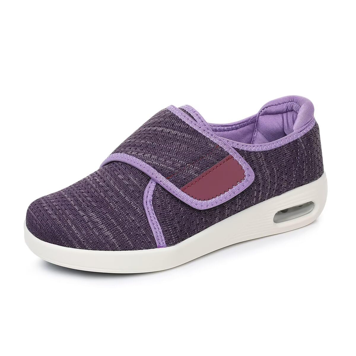 VibeCraft Diabetiker Schuhe Herren Damen Extra Weit mit Klettverschluss Orthopädische Komfortschuhe für Geschwollene Füße Leichte & rutschfeste Sohle