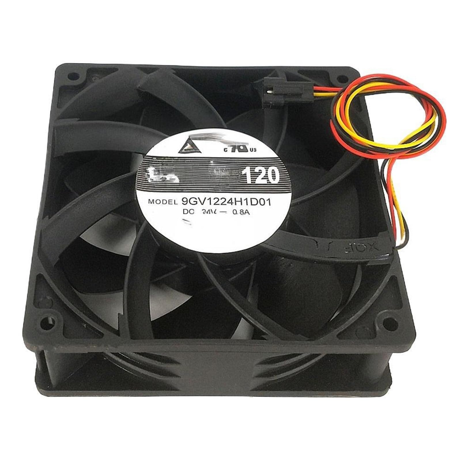 PEQYUACTE 9GV1224H1D01 DC 24V 0.8A 120x120x38mm 3-Wire Cooling Fan