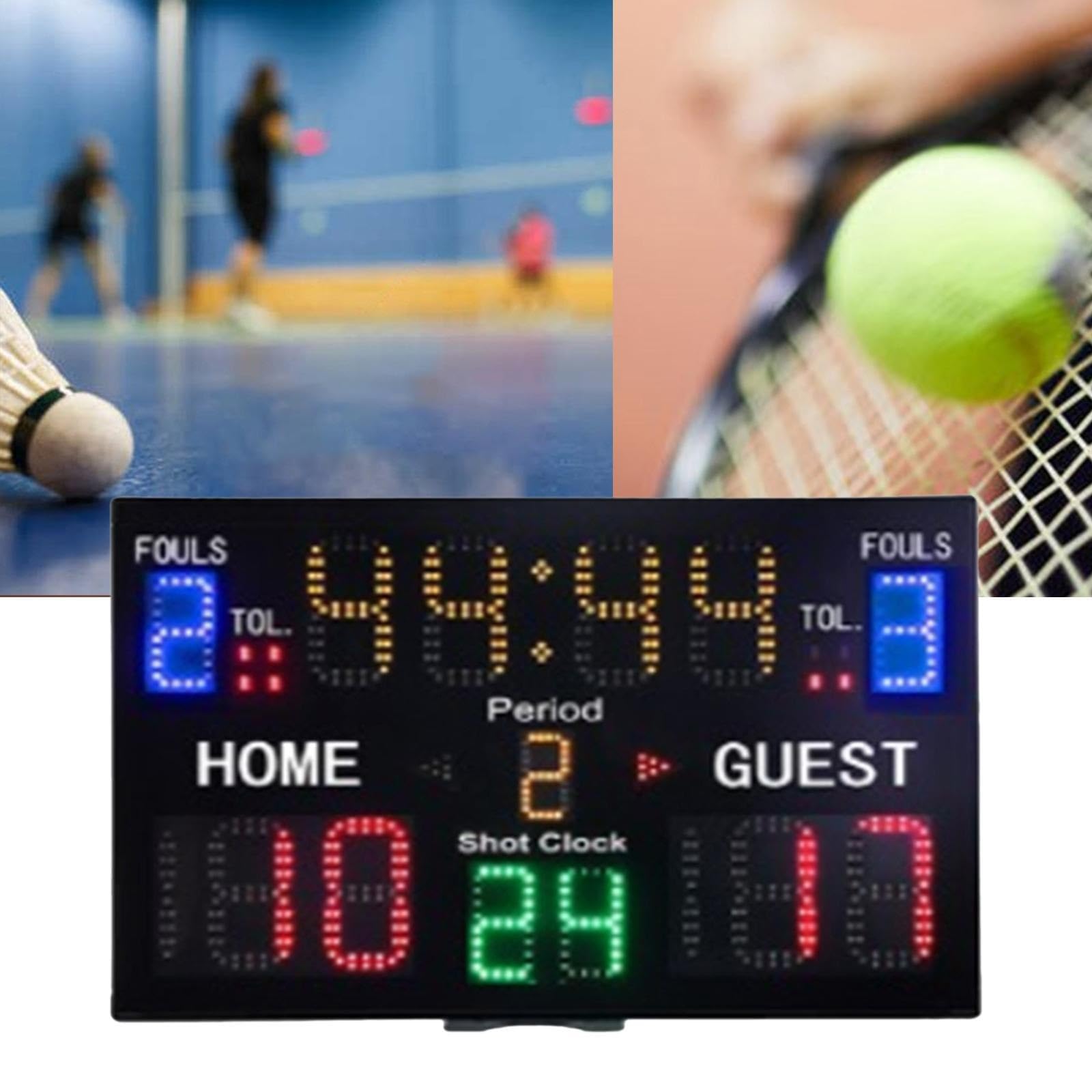 Tabellone Segnapunti di Pallacanestro Del'interno Elettronico Conteggio Fallo for Pallavolo Facile da Leggere