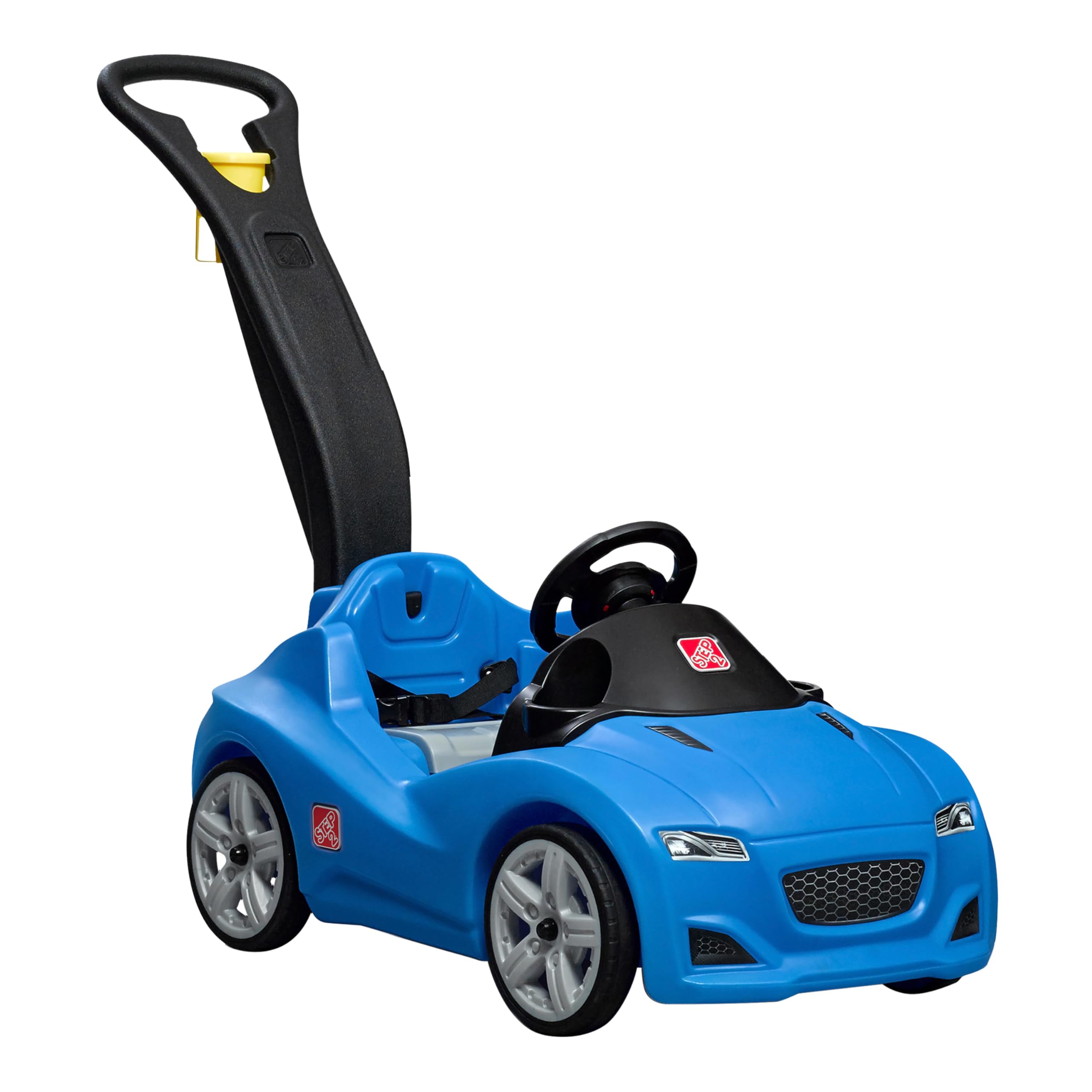 Sponsored Ad β Step2 Whisper Ride Cruiser, Single Seater Kids Push Car, Easy to Store Ride On Toy with Seatbelt, Horn and Storage Trunk, Suitable for Children both Boys and Girls Aged 18m and Above, Blue
