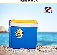 Vista 7 de Calcomanías de Minions de Despicable Me - Juego de 3 calcomanías Stuart para botella de agua de coche, bicicleta, casco, laptop, monopatín