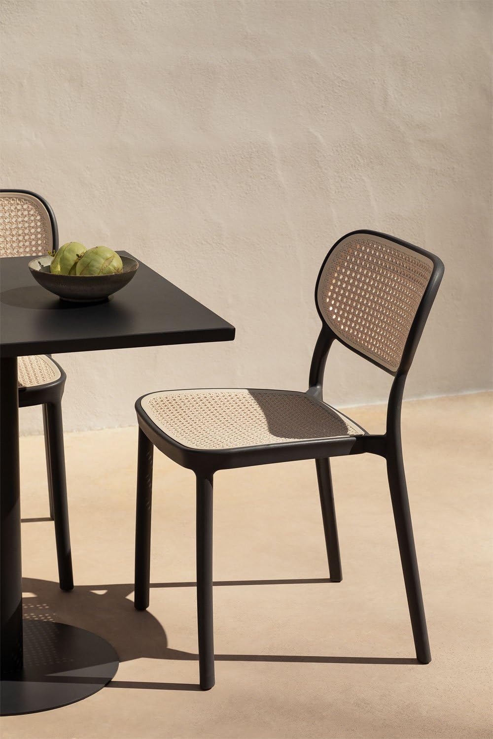 SKLUM 2er-Pack stapelbare Gartenstühle Omara -