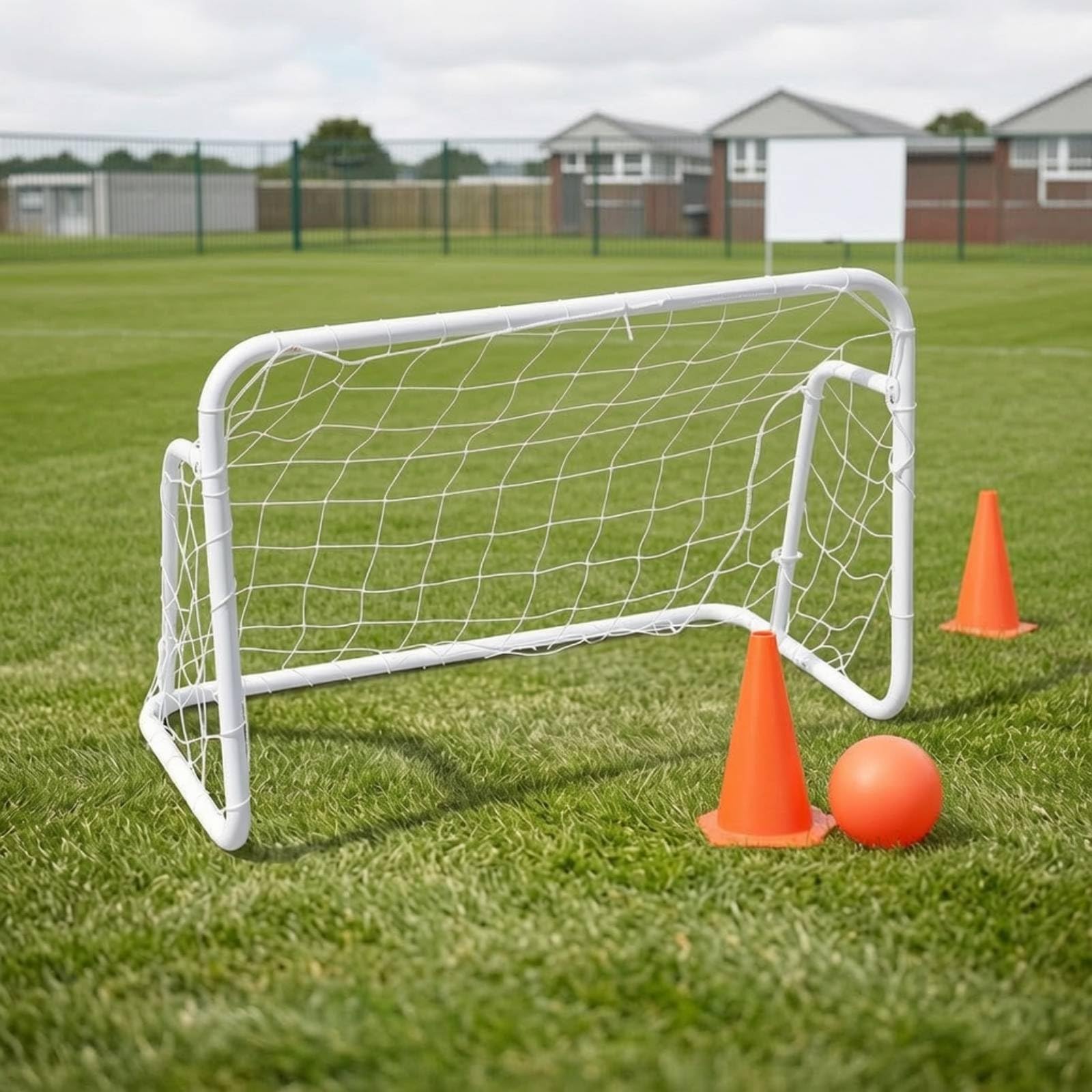 Mini Porta da Calcio Portatile | Resistente, Porta da calcio Metallo, Compatto, Attrezzatura Sportiva, per Casa, Ragazzi