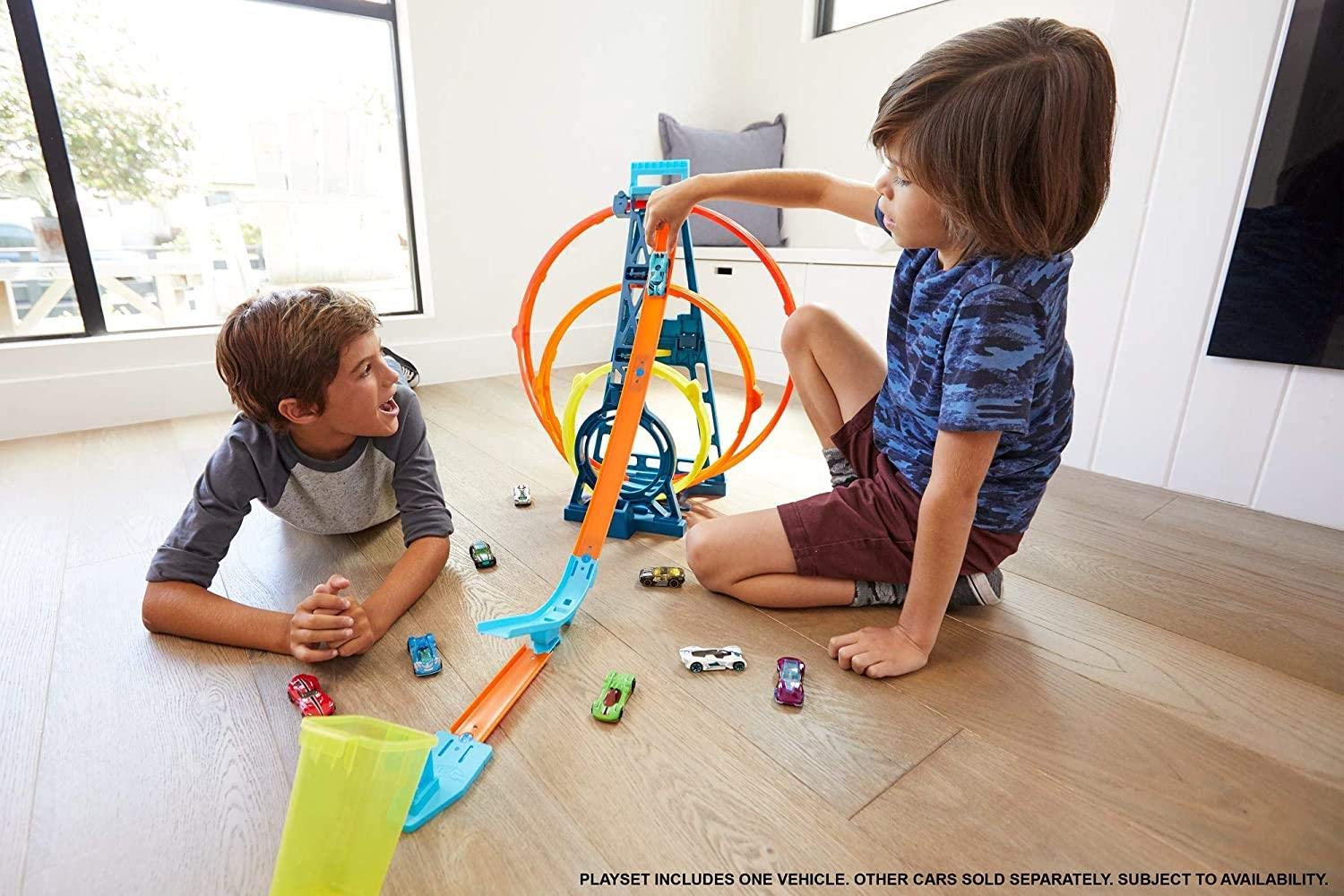 Mattel Hot Wheels Track Builder Unlimited Triple Loop zestaw