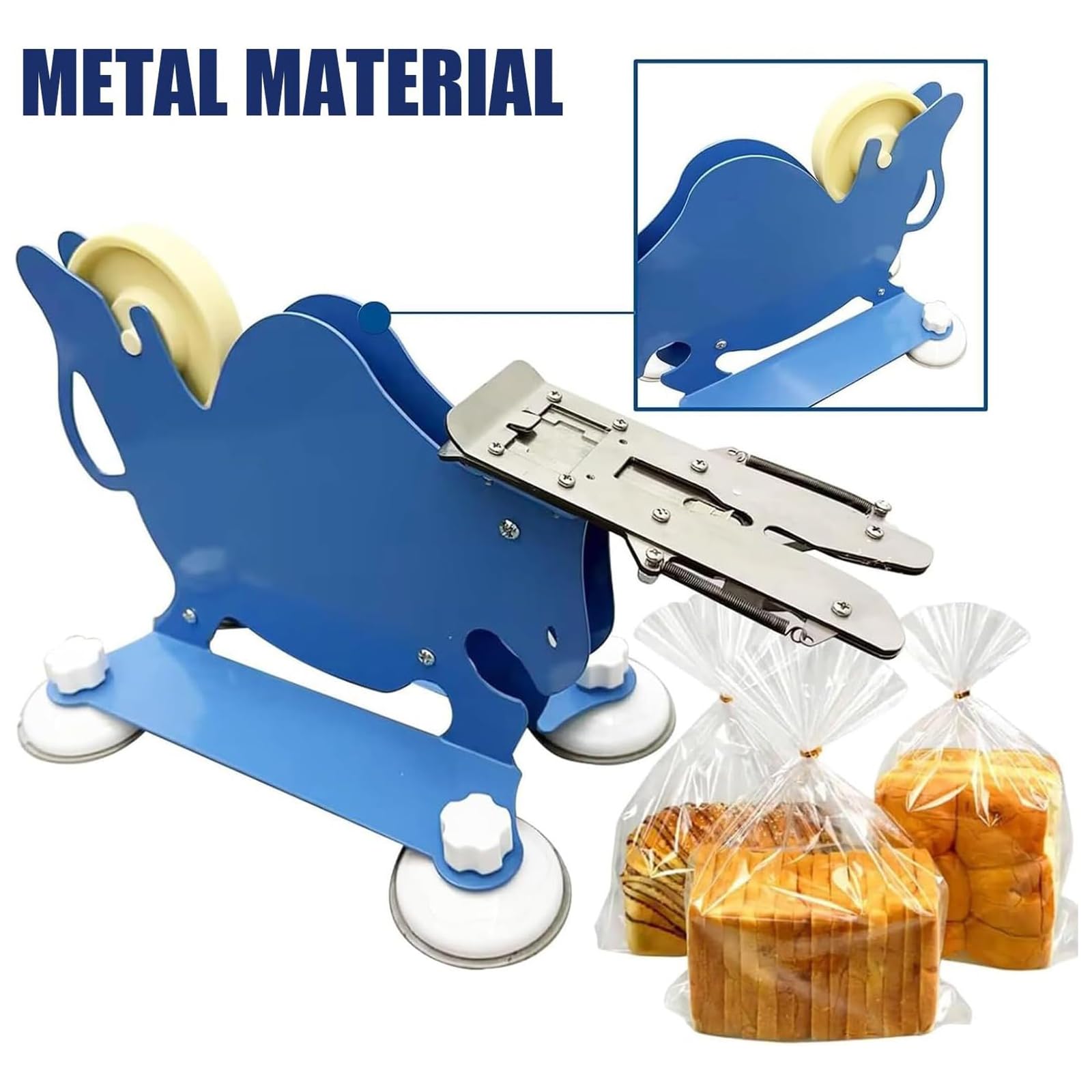 Sigillatrice Manuale per Sacchetti del Pane, Sigillatrice a Pinza Acciaio