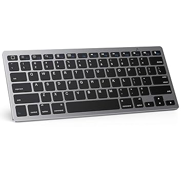 OMOTON Ultra-Slim Bluetooth Keyboard Compatible with iPad 10.9(10th/ 9th/ 8th Generation)/ 10.2, iPad Air 5th Generation, iPad Pro 11/12.9, iPad Mini, and More Bluetooth Enabled Devices, Grey