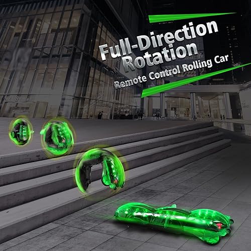 Miniatura 5 de Coche LED a control remoto para niños  Coche de serpiente de control remoto, serpiente de acrobacias RC 360, juguetes para niños y niñas de 8, 9,