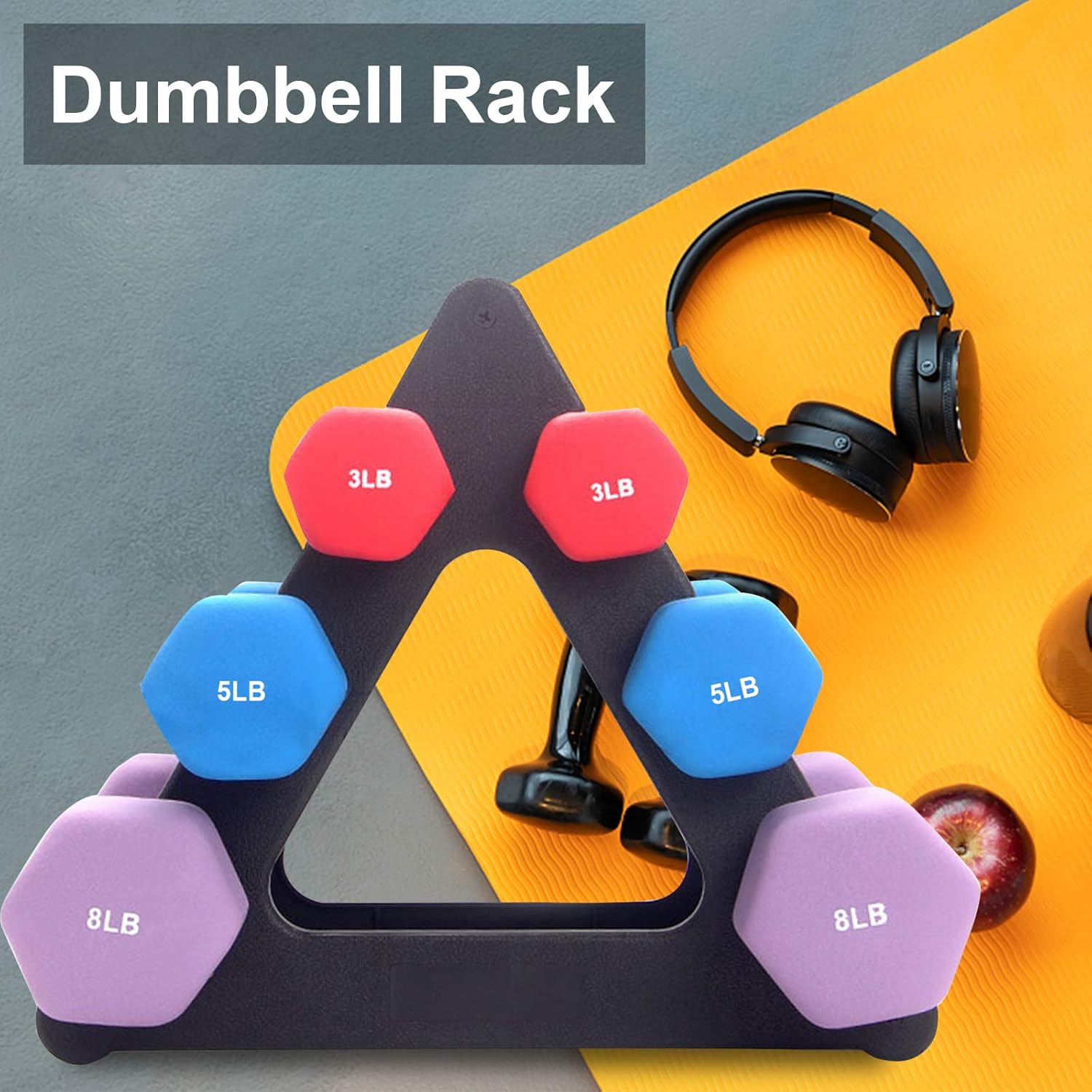 ROLLMOSS Fitness Dumbbell Rack, Dumbbell Rack Stand Only, Strength Training Dumbbell Racks Universal Weight Holder Rack for Dumbbells Weight Tower : Sports & Outdoors