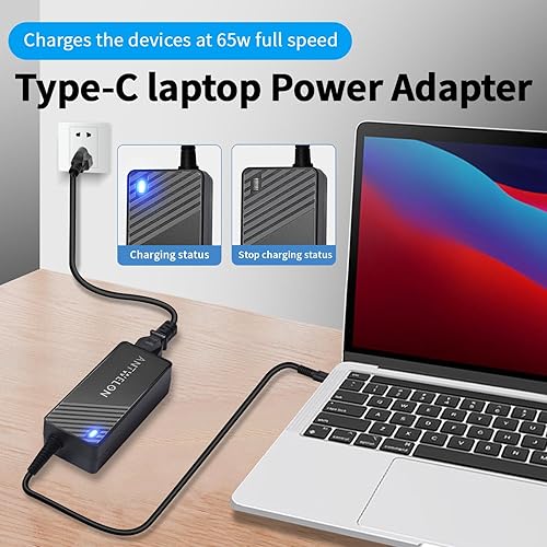 Miniatura 2 de Cargador universal para laptop de 65 W 45 W USB C tipo C para Lenovo Thinkpad Yoga Chromebook HP Acer Asus Samsung MacBook Pro Dell Latitude xps 13