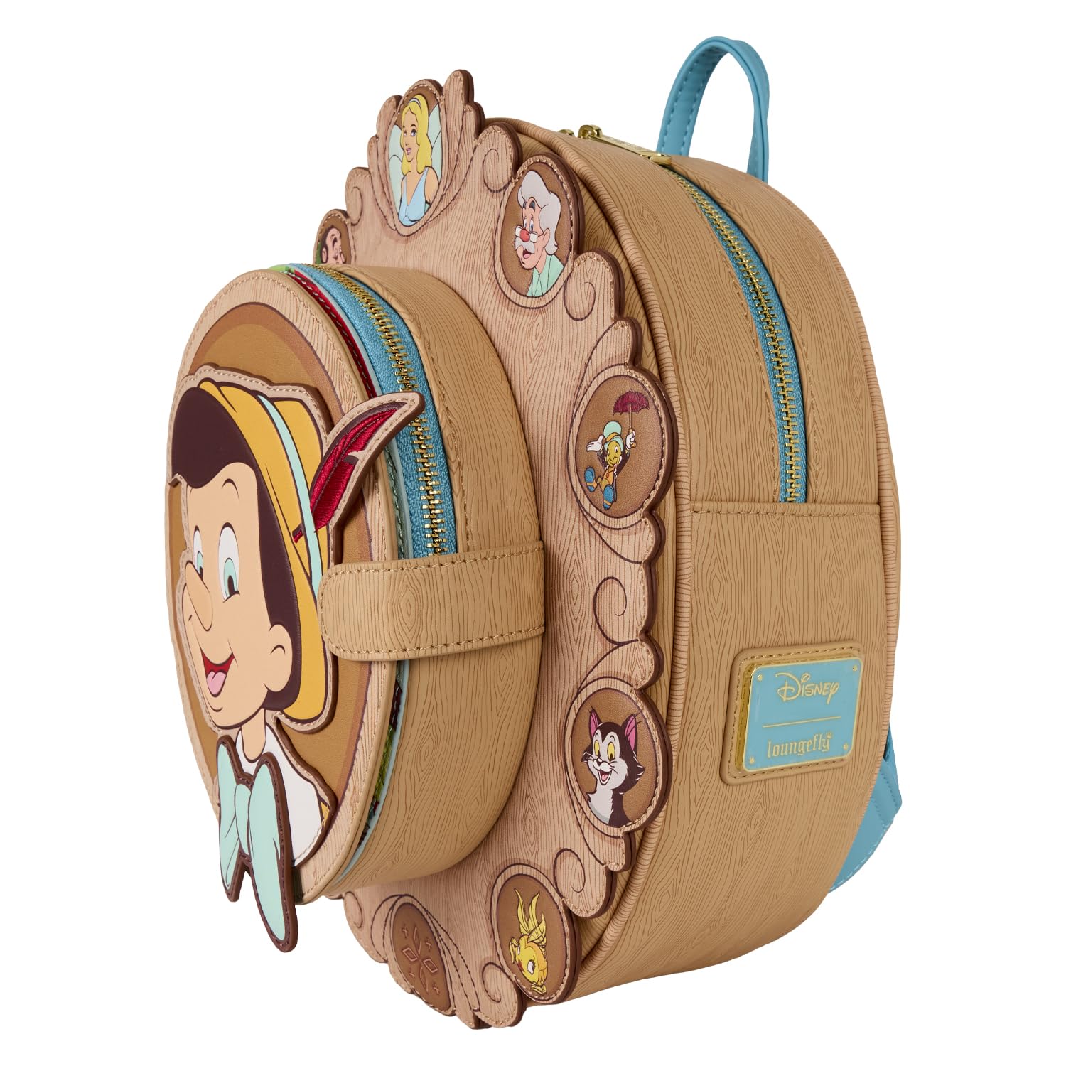 Amazon.com: Loungefly Disney Pinocchio Cameo Mini Backpack