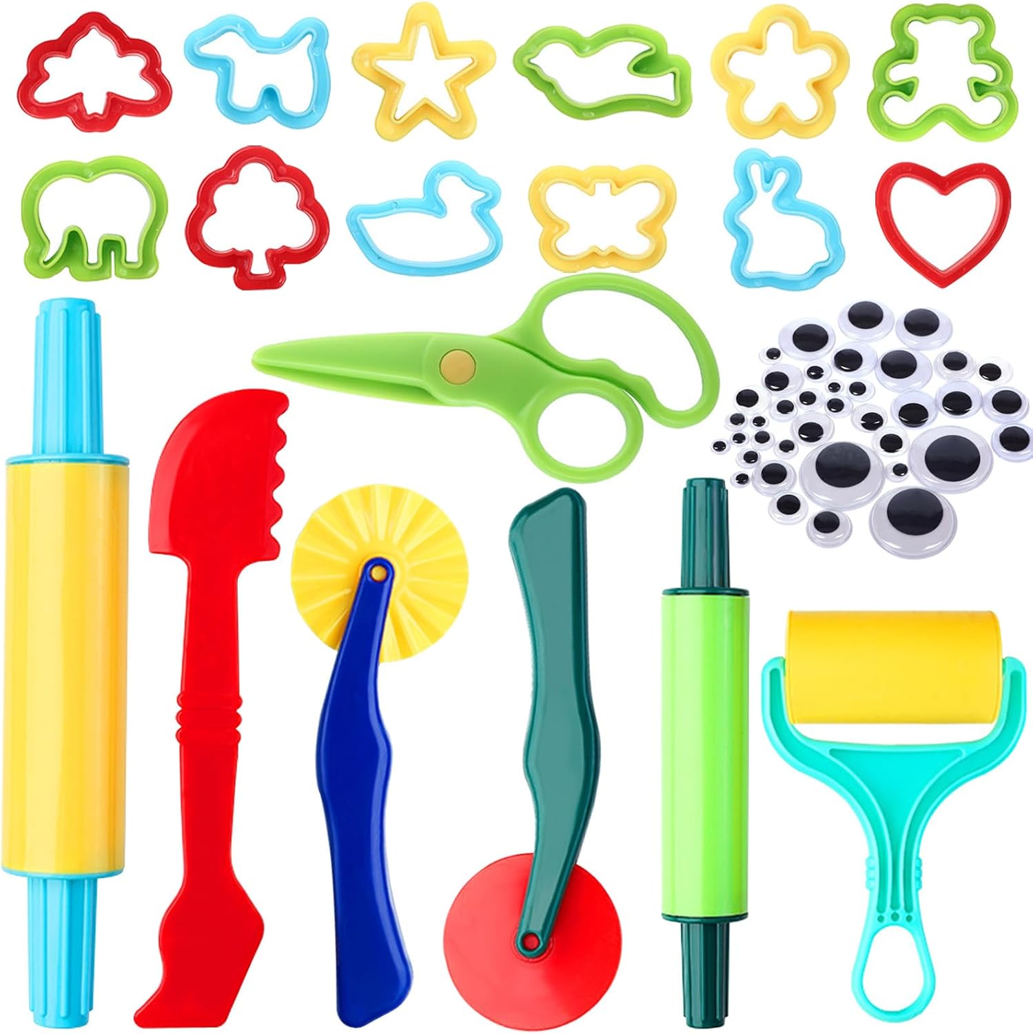 Playdough Tools 19 PCS Play Dough Tools for Kids,Play Dough