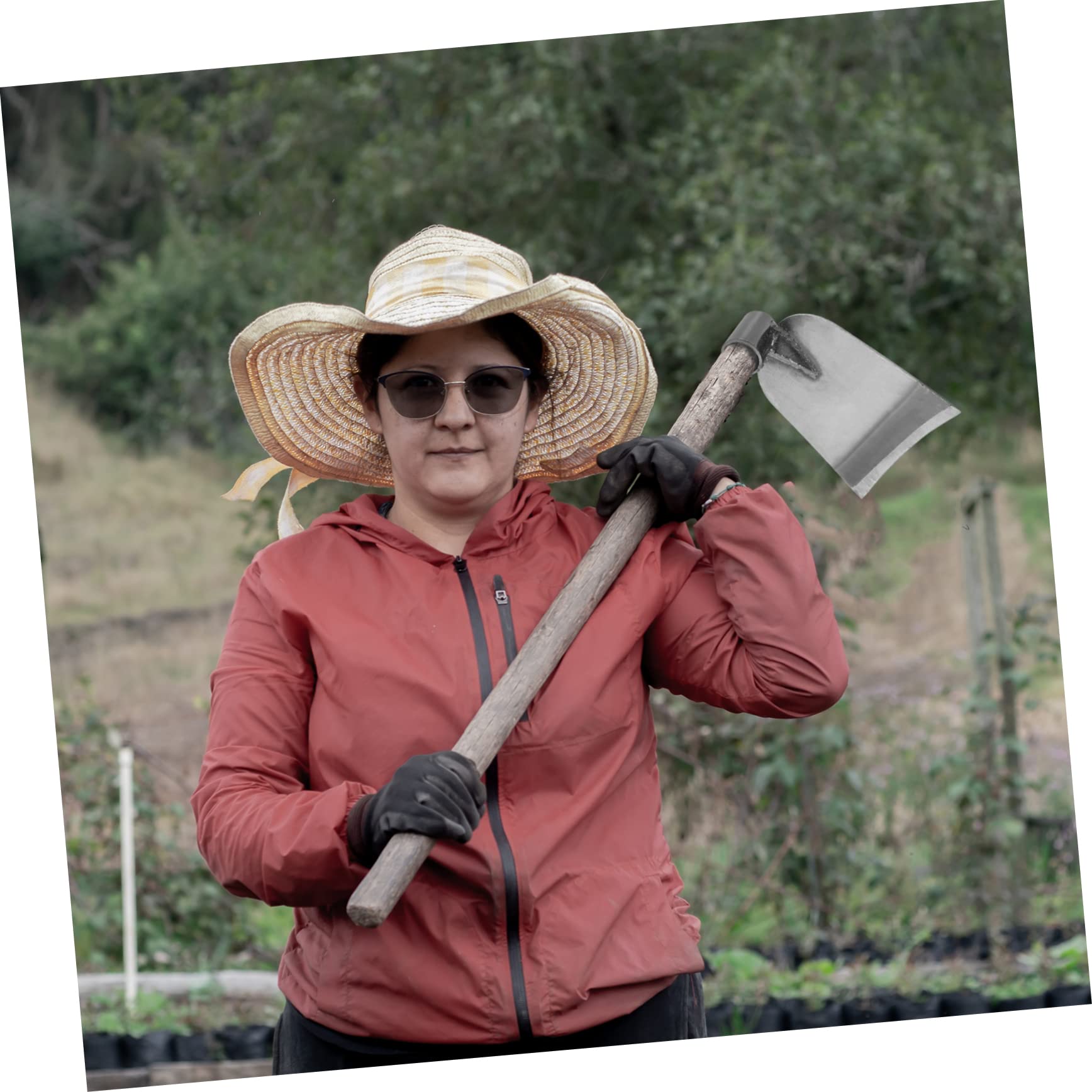 Sosoport Testa di Attrezzo da Giardinaggio in Acciaio Inossidabile Robusta | Trapianto Bonsai e Scavo, Utensile Leggero da Esterno, Adatta a Lavori di Coltivazione