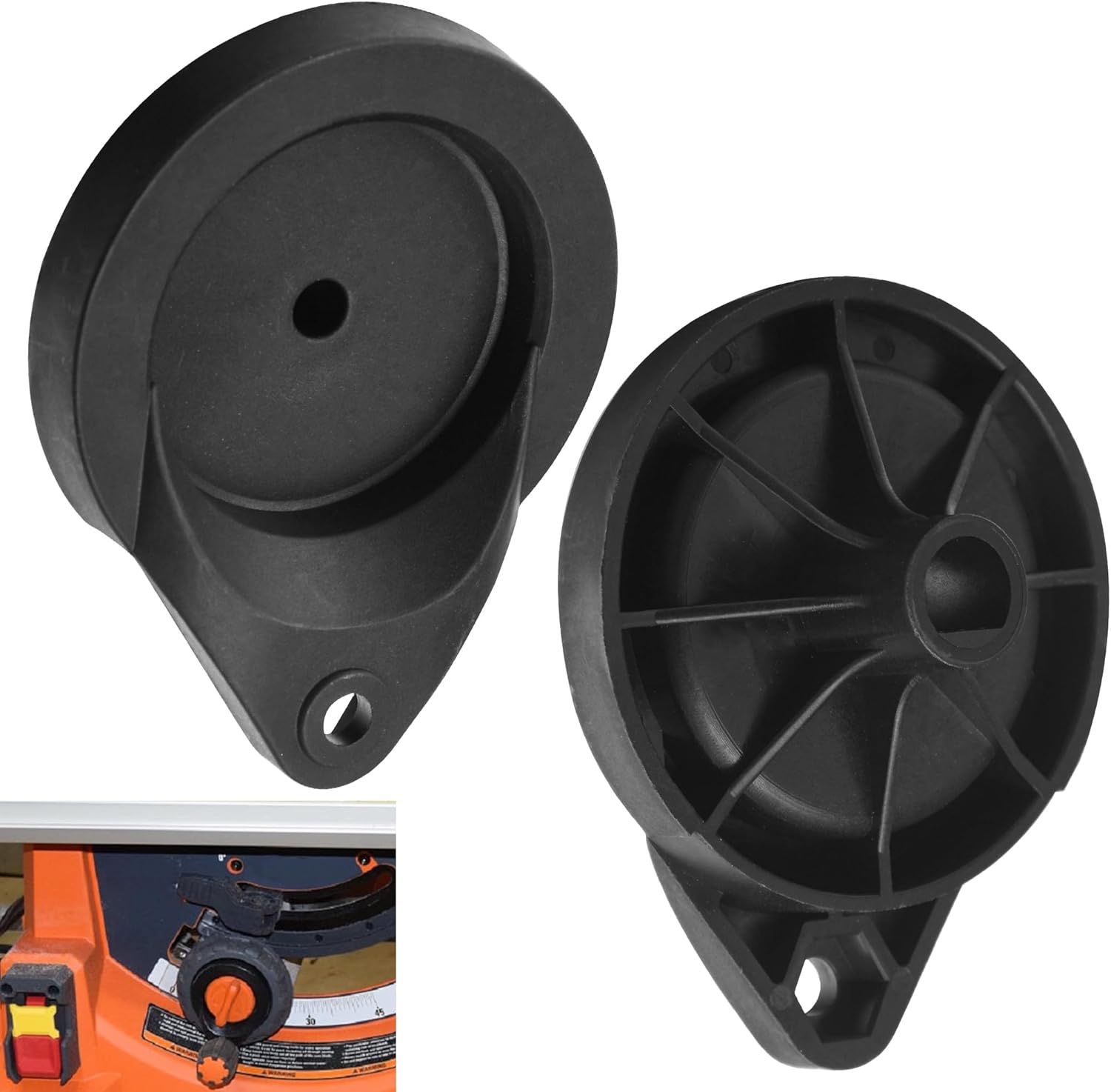 2 Pack 089290001054 Table Saw Hand Wheel Replacement Parts Compatible with Ridgid R4513 and Ryobi Table Saw, Upgraded Durable Blade Height Adjust Handle
