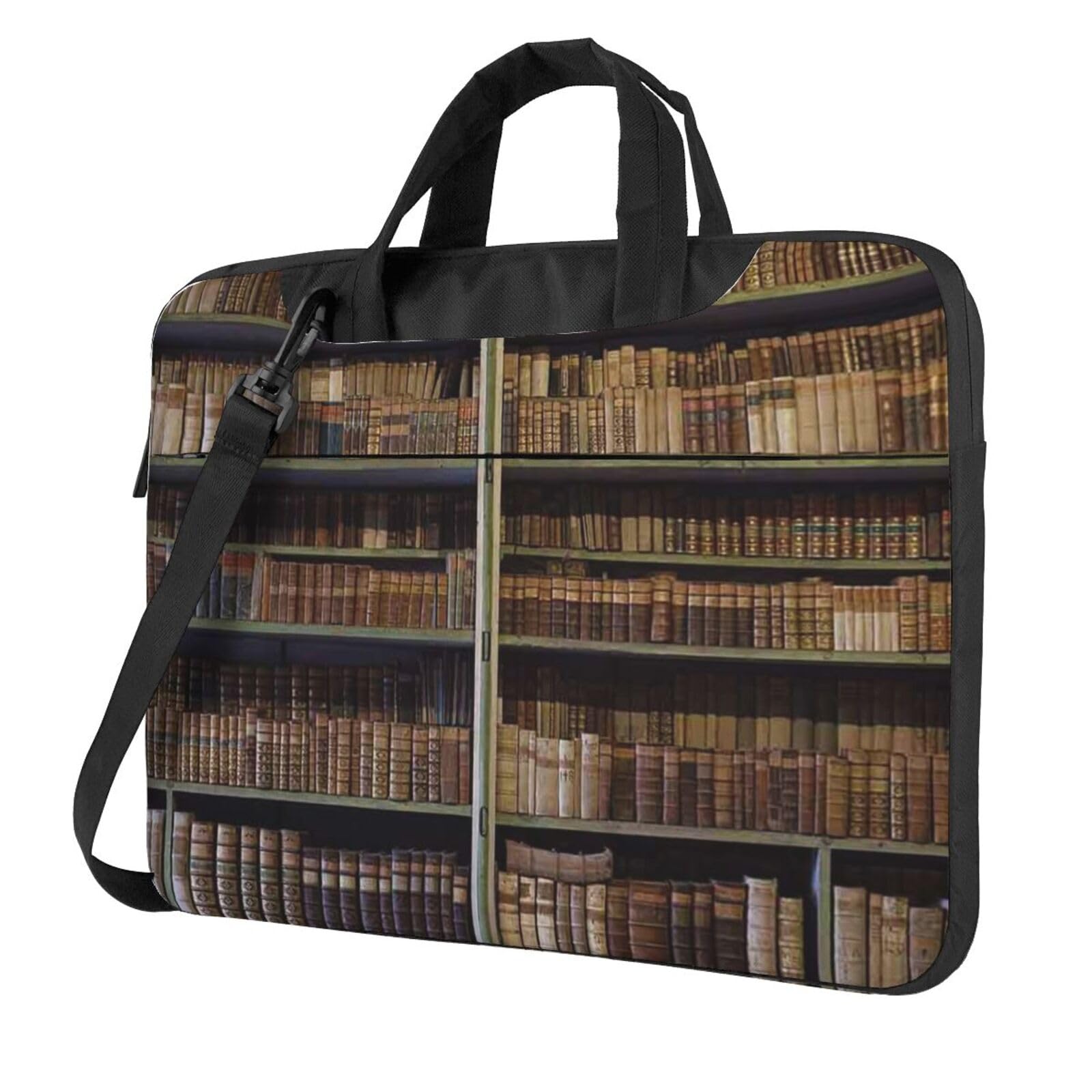 Sacoche ordinateur portable bibliothèque vintage housse pc - 8
