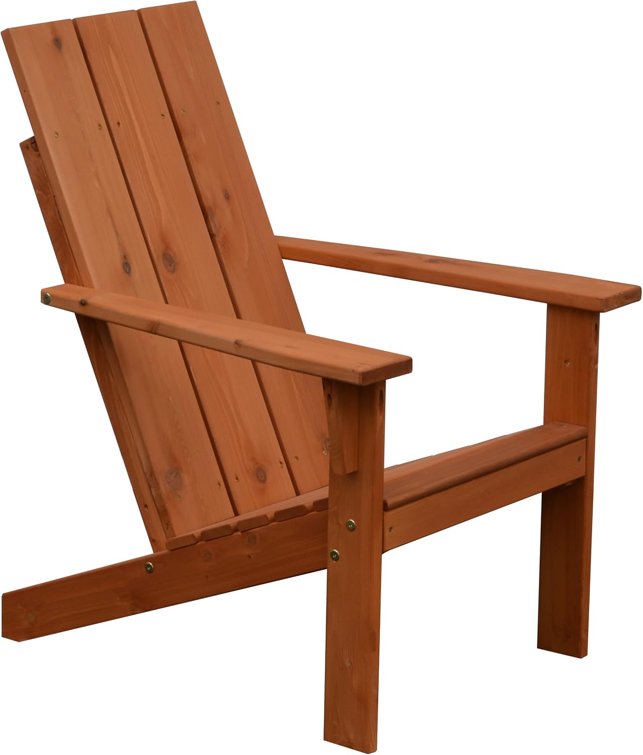 Furniture Barn USA Cedar Modern Adirondack Chair, Cedar Stain