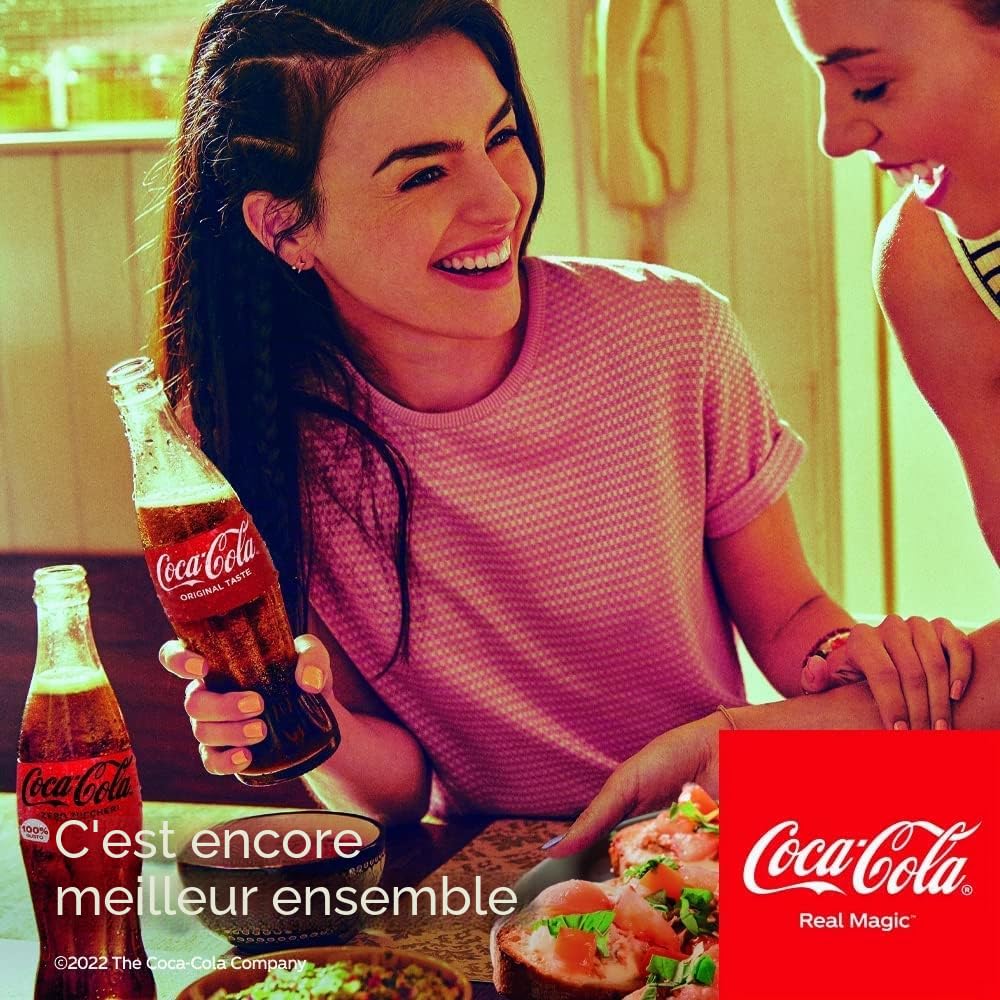 Coca Cola Senza Caffeina Lot de 72 boîtes de boissons gazeuses 330 ml de coke sans caféine sans caféine