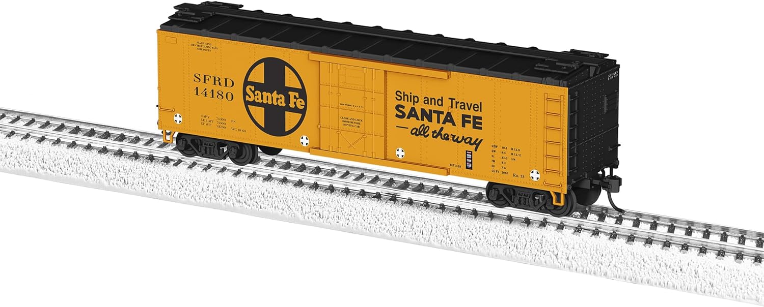 Lionel Santa Fe # 14180 HO Gauge Model Train Reefer