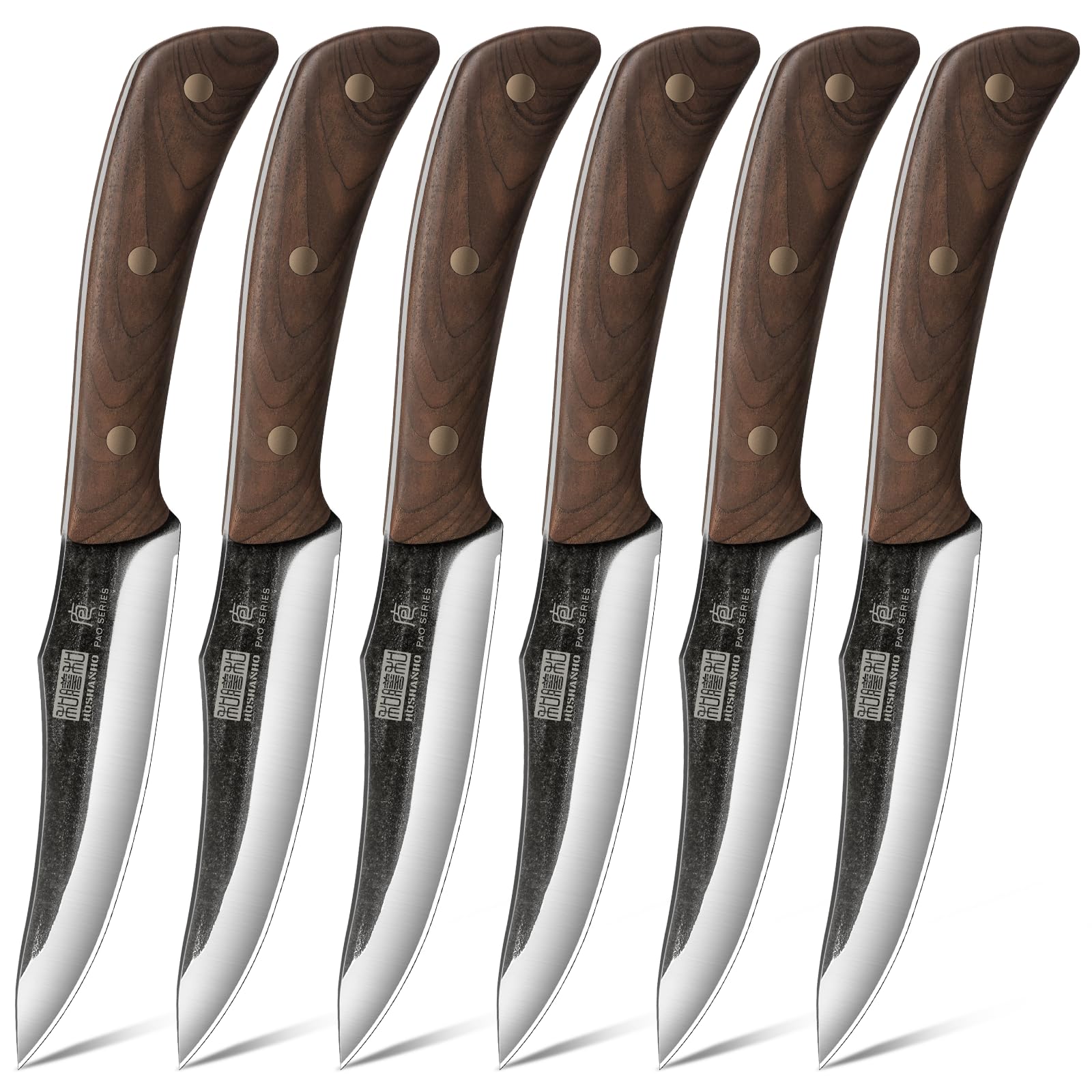 HOSHANHO Steak Knives Set of 6