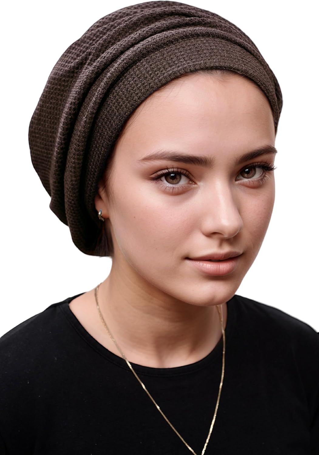 Jewish Head Covering for Women Tichel Slouchy Beanie Beret Snood Headcovering